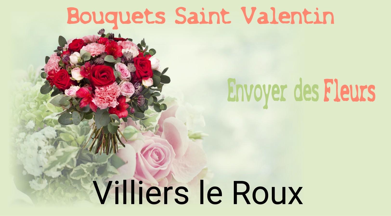 Roses de Saint-Valentin livrées à Villiers-le-Roux